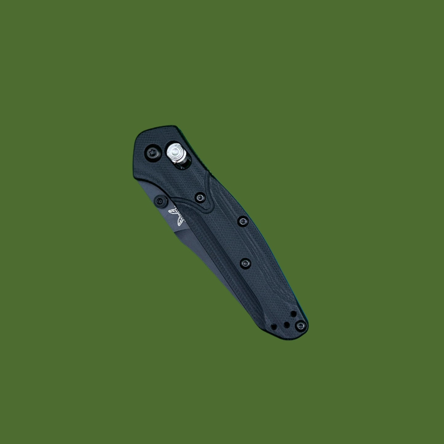 Benchmade Mini Osborne 945-BK1 (Black and Blue G-10)