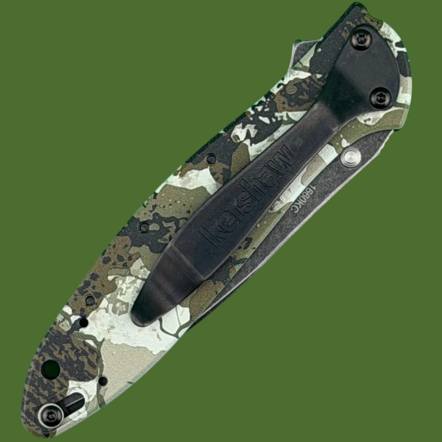 Kershaw Leek SpeedSafe Assisted Opening Kings Camo Aluminum 1660KC
