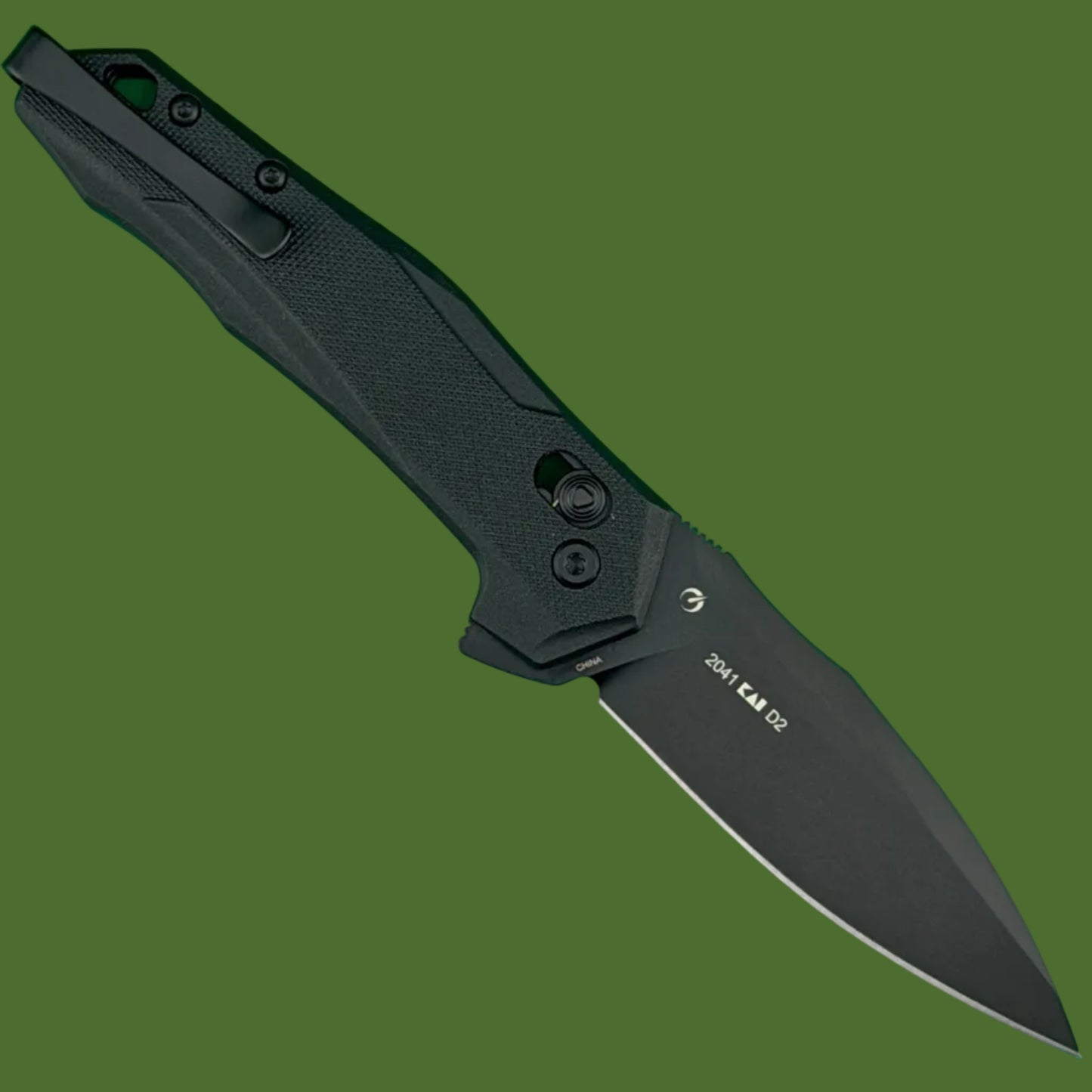 Kershaw Monitor DuraLock Flipper Black G-10 2041