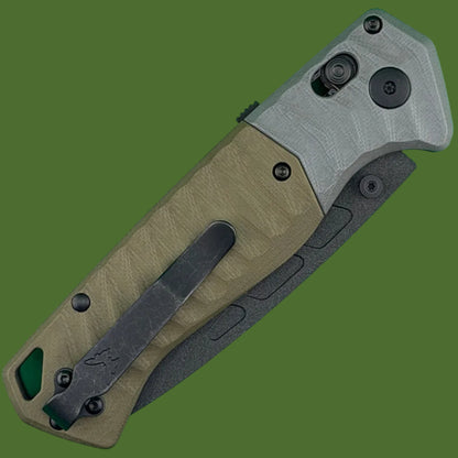 Benchmade PSK Axis Assist Gray/OD Green G-10 593BK