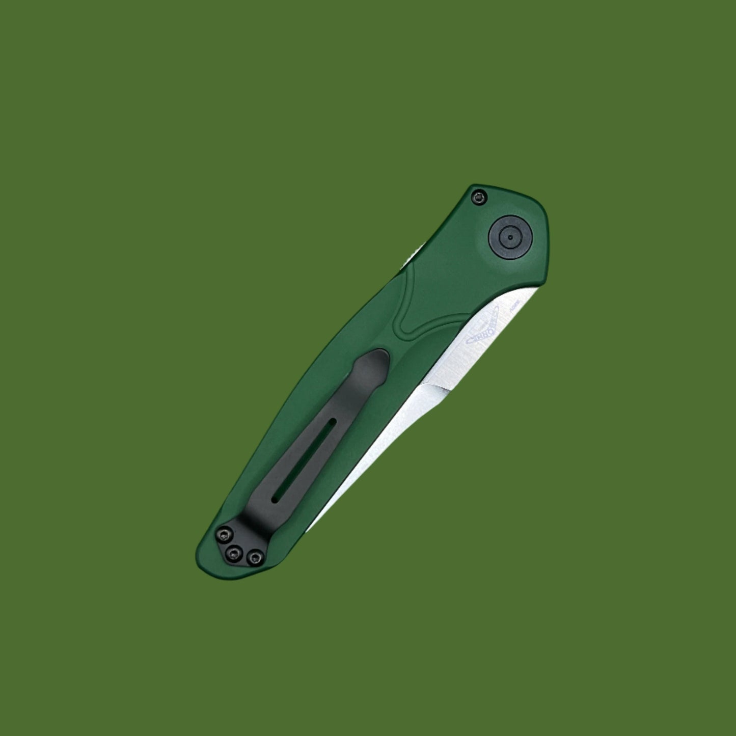 Benchmade Osborne 9400 Auto (Green Aluminum, Satin Blade)