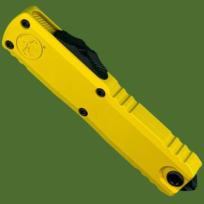 Microtech UTX-85 D/E Gen IV Yellow Partial Serrated 12324-2YW