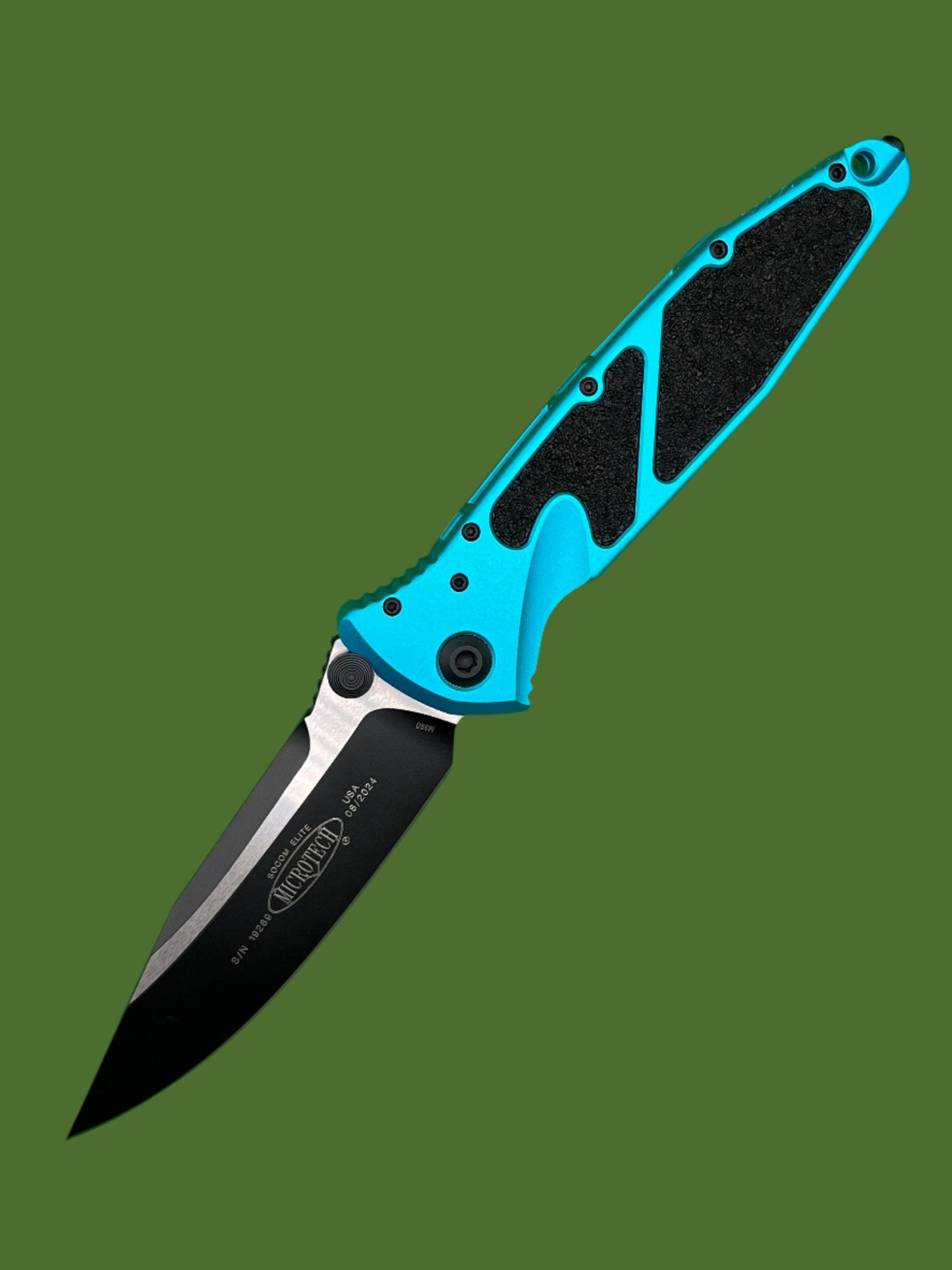 Microtech Socom Elite S/E Turquoise Standard 160-1TQ