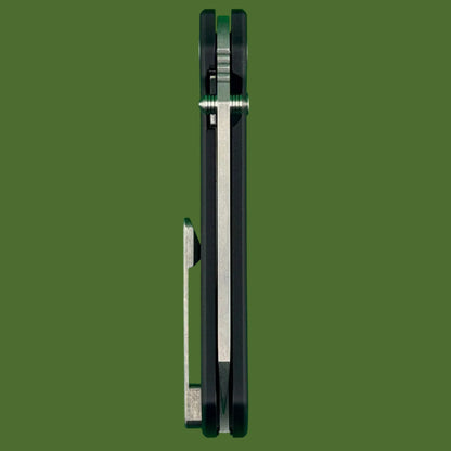 American Blade Works Model 3 Button Lock (Black Aluminum)