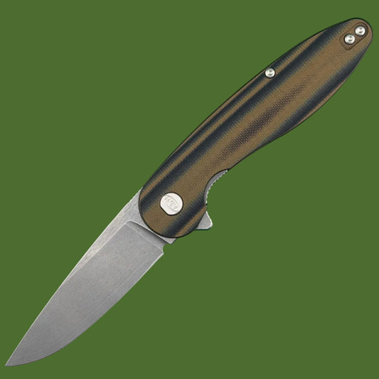 American Blade Works Model 1 Flipper (Coyote Brown/Black G-10)
