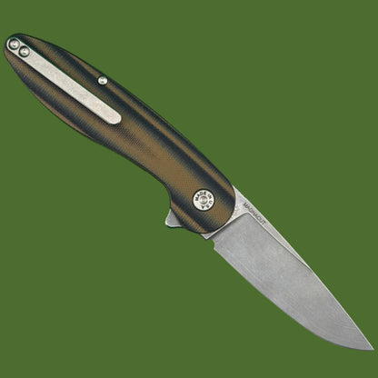 American Blade Works Model 1 Flipper (Coyote Brown/Black G-10)
