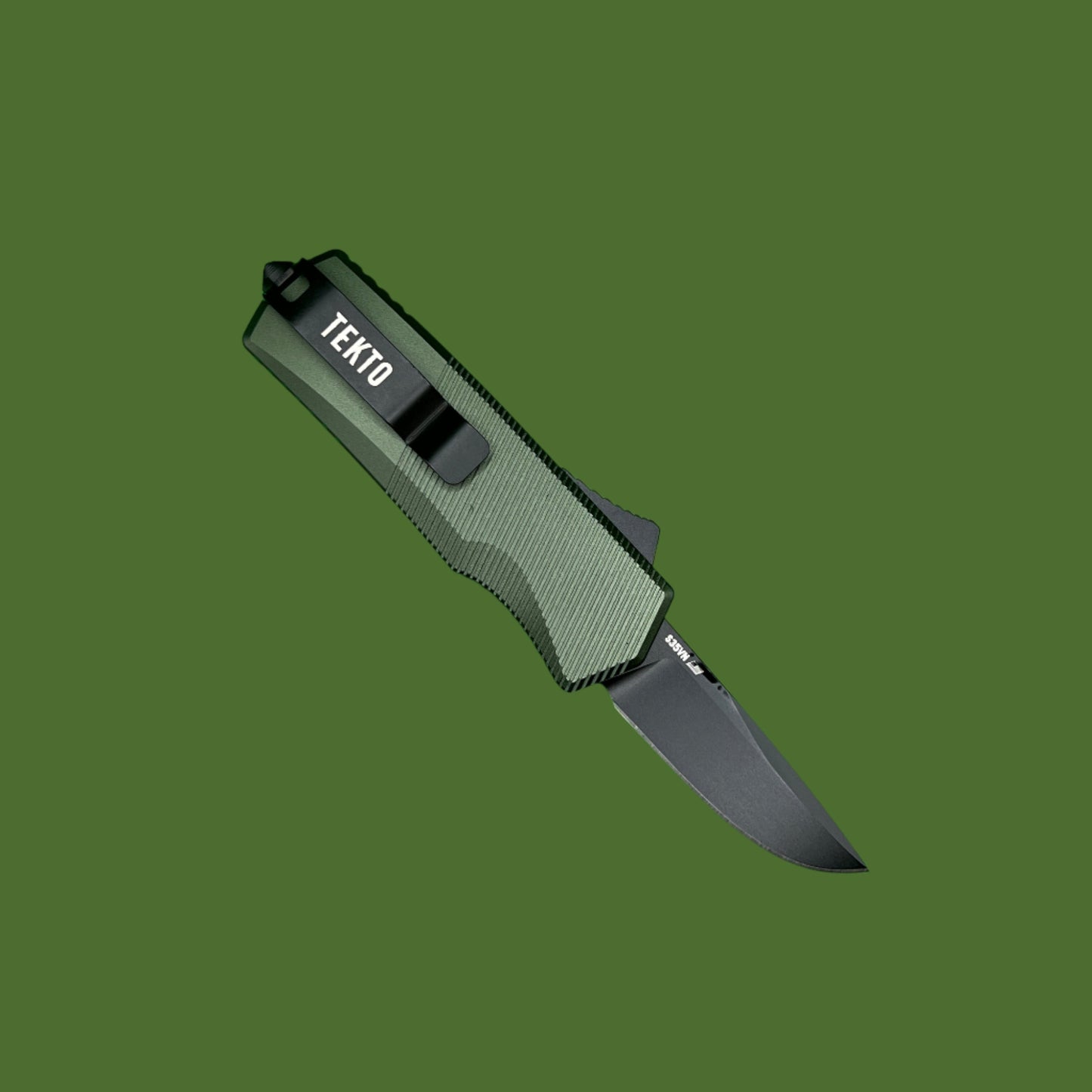 Tekto A5 Spry Mini Drop Point OTF (OF Green)