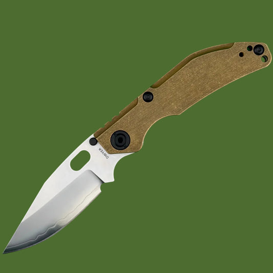 North Mountain Blades BBNM Dwyer Bronze Frame Lock Bowie 2521-CU