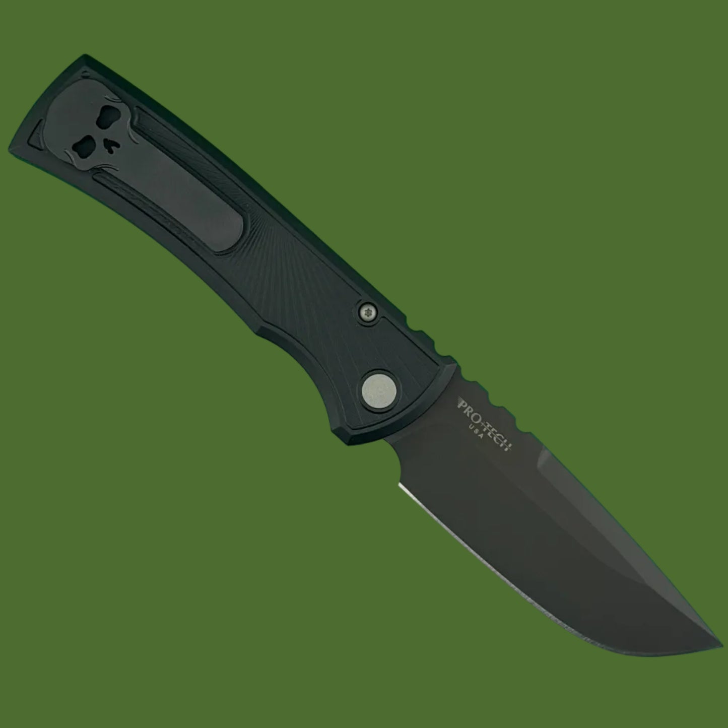 Chaves Redencion 229 Auto Black Key Milled Drop Point (DLC)