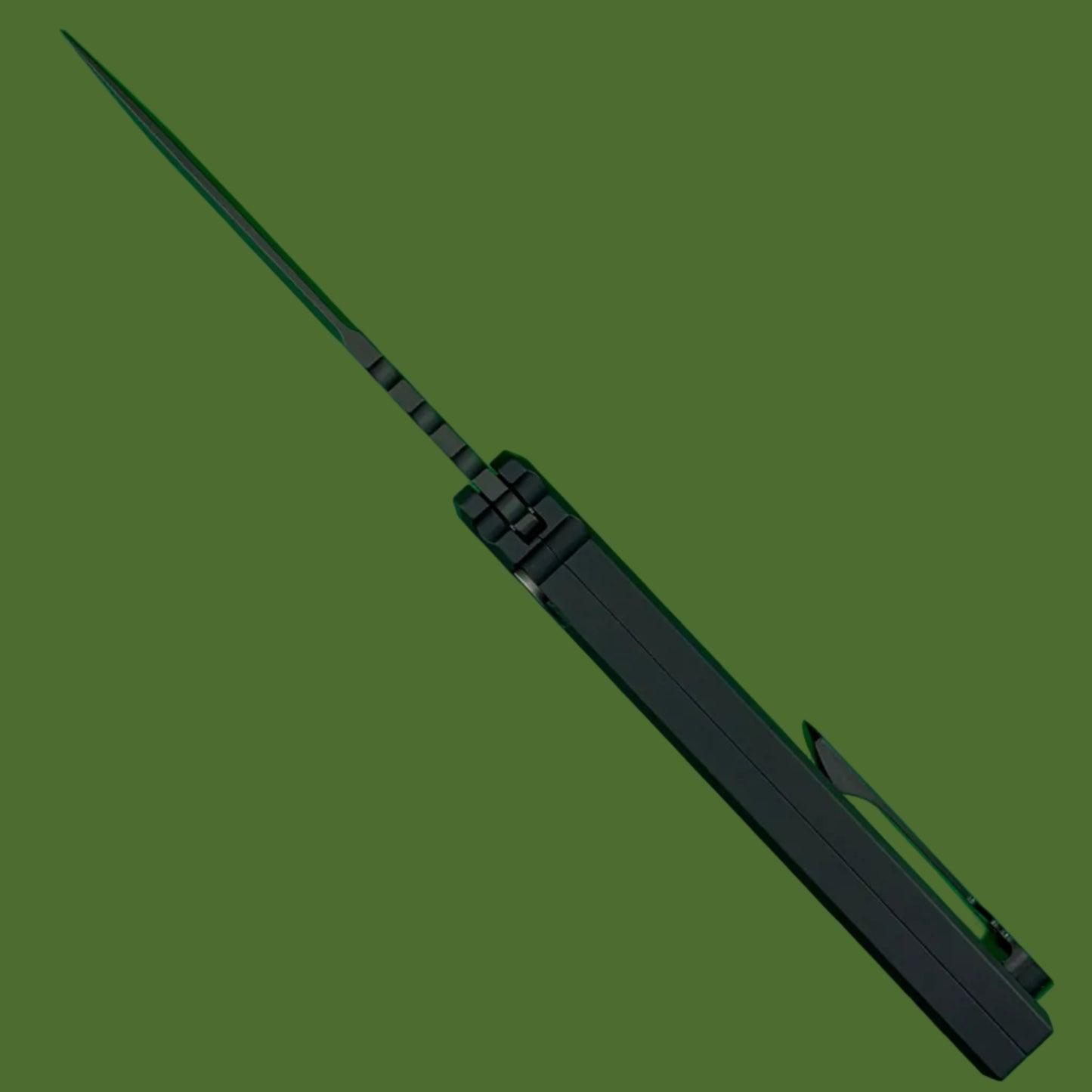 Chaves Redencion 229 Auto Black Key Milled Drop Point (DLC)