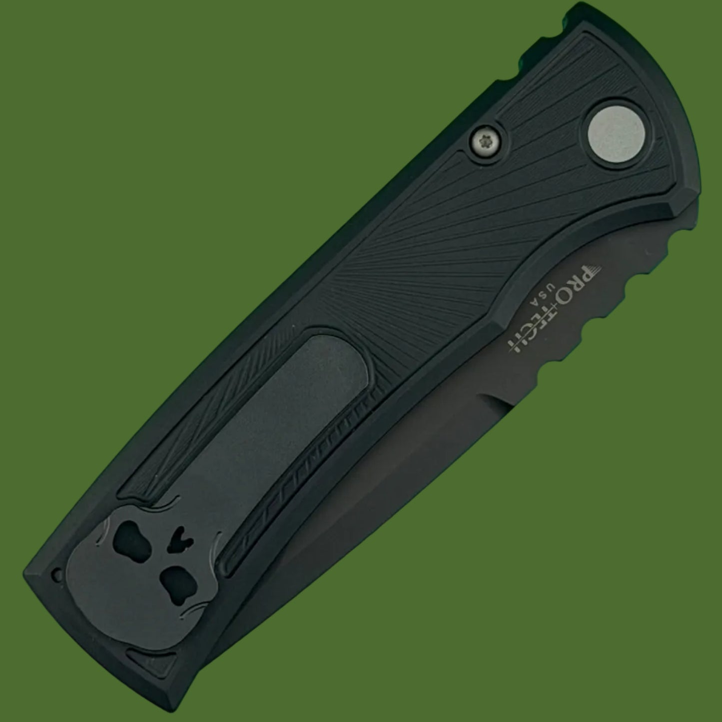 Chaves Redencion 229 Auto Black Key Milled Drop Point (DLC)