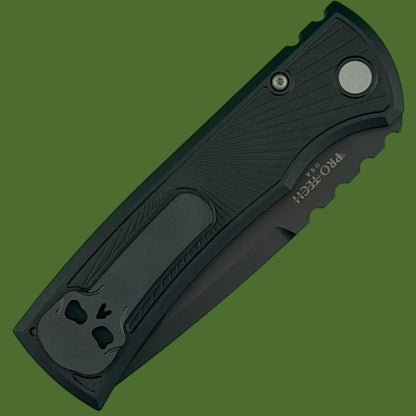 Chaves Redencion 229 Auto Black Key Milled Drop Point (DLC)