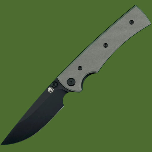 Chaves Blue Label Liberation 229 Drop Point Grey G-10 (Black Blade)