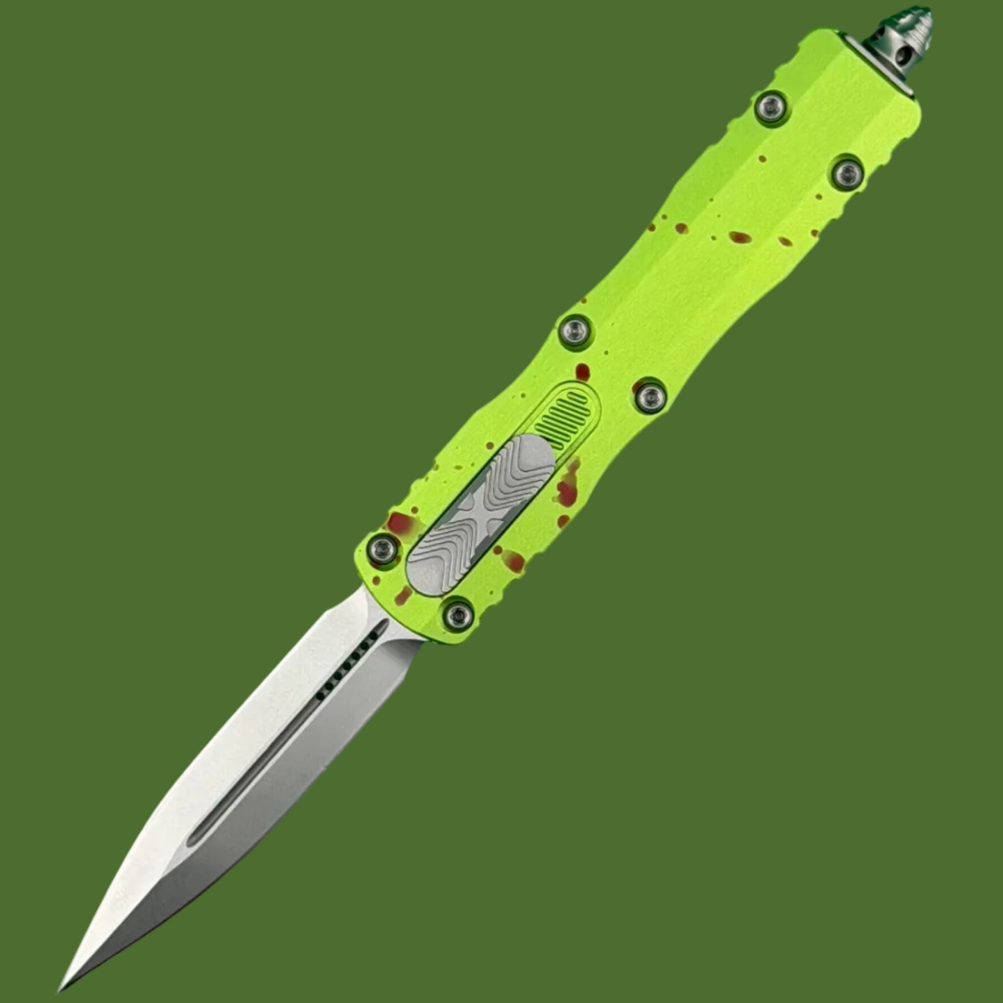 Microtech Dirac D/E ZOMBIE-TECH Stonewash Standard 225-10Z