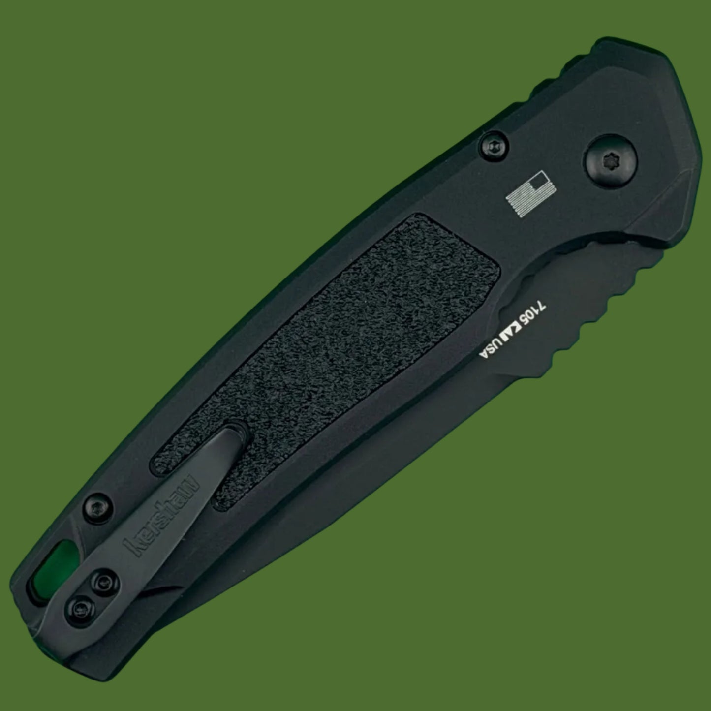 Kershaw Launch 16 Auto Black Tanto Partially Serrated 7105