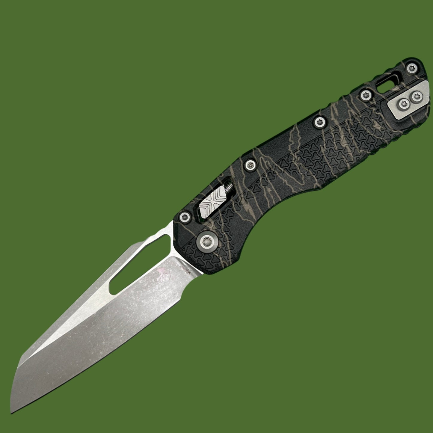 Microtech MSI S/E Tri-Grip Polymer Tiger Stripe Camo Apocalyptic Standard 210T-10APPMTSC