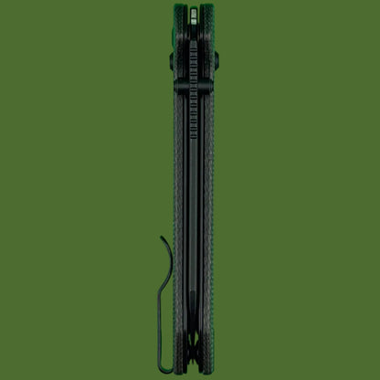 Civivi Over Yonder Crossbar Lock Dark Green Canvas Micarta