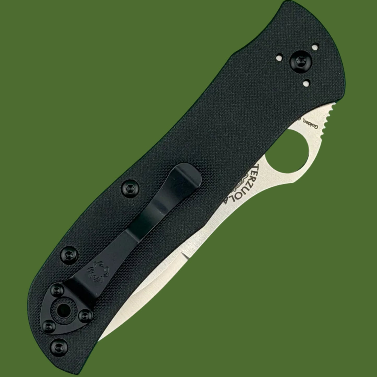 Spyderco Starmate Terzoula Linerlock Black G-10