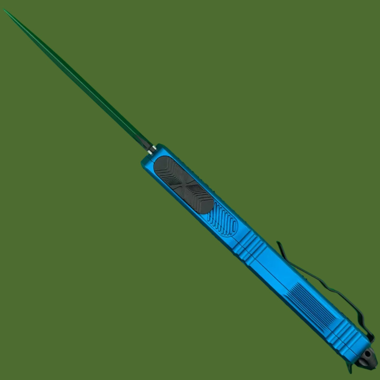 Microtech Scarab II D/E Gen III Blue Standard 1280-1BL
