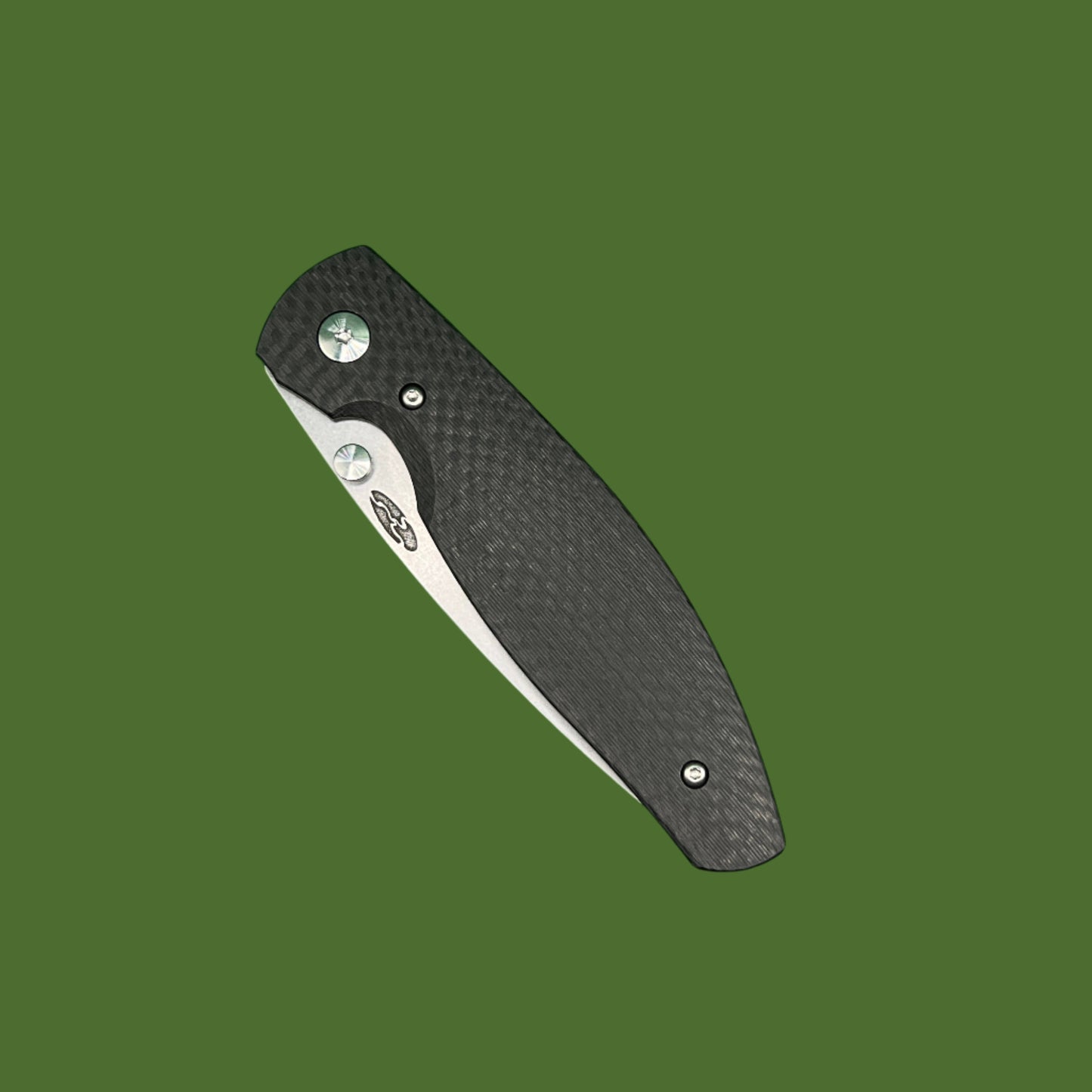 TRM Atom Linerlock Smooth 3D Carbon Fiber