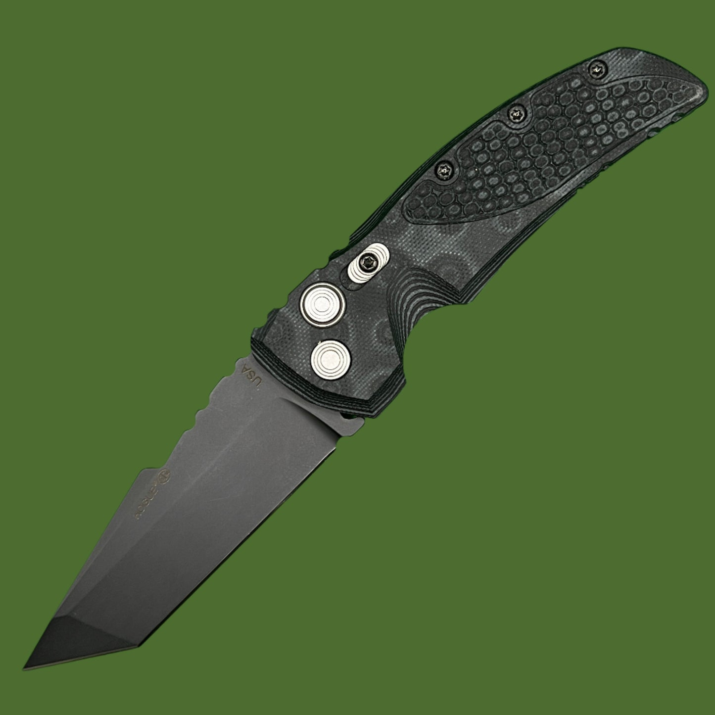 *Pre-Owned* Hogue EX-A01 Auto Tanto Black G-10