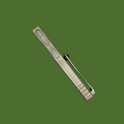 Microtech Hera Hellhound Frag Signature Series Cerakote RAL-8000 Standard 919-1FRCRAS