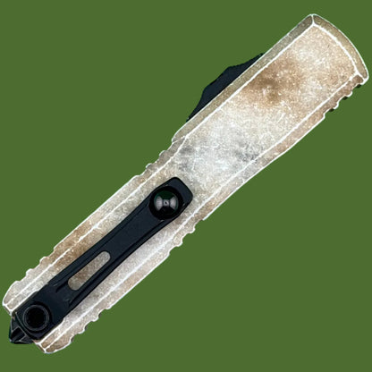 Microtech Ultratech S/E Gen IV Sandtrooper Deep Engraved Standard 11214-1SAD