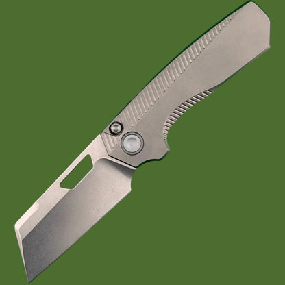 Vosteed Nip-L Top Linerlock Grey Titanium (Stonewash Elmax Blade)