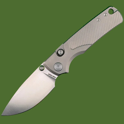 Vosteed Porcupine TiSlim Top Linerlock Grey Titanium (Satin 154CM)