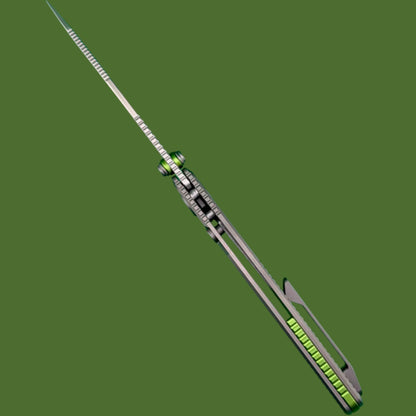 Vosteed Porcupine TiSlim Top Linerlock Grey Titanium (Satin 154CM)