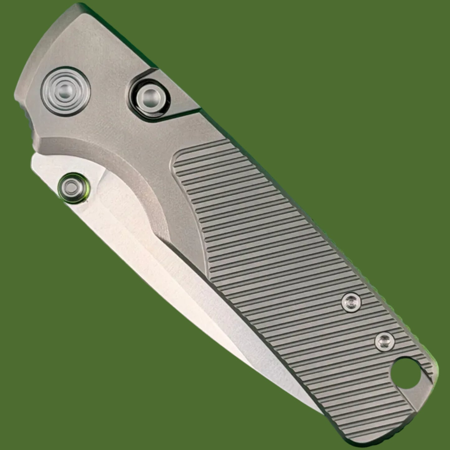 Vosteed Porcupine TiSlim Top Linerlock Grey Titanium (Satin 154CM)