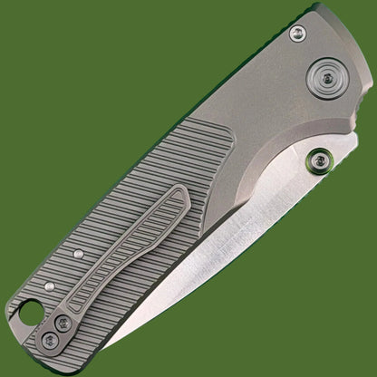 Vosteed Porcupine TiSlim Top Linerlock Grey Titanium (Satin 154CM)