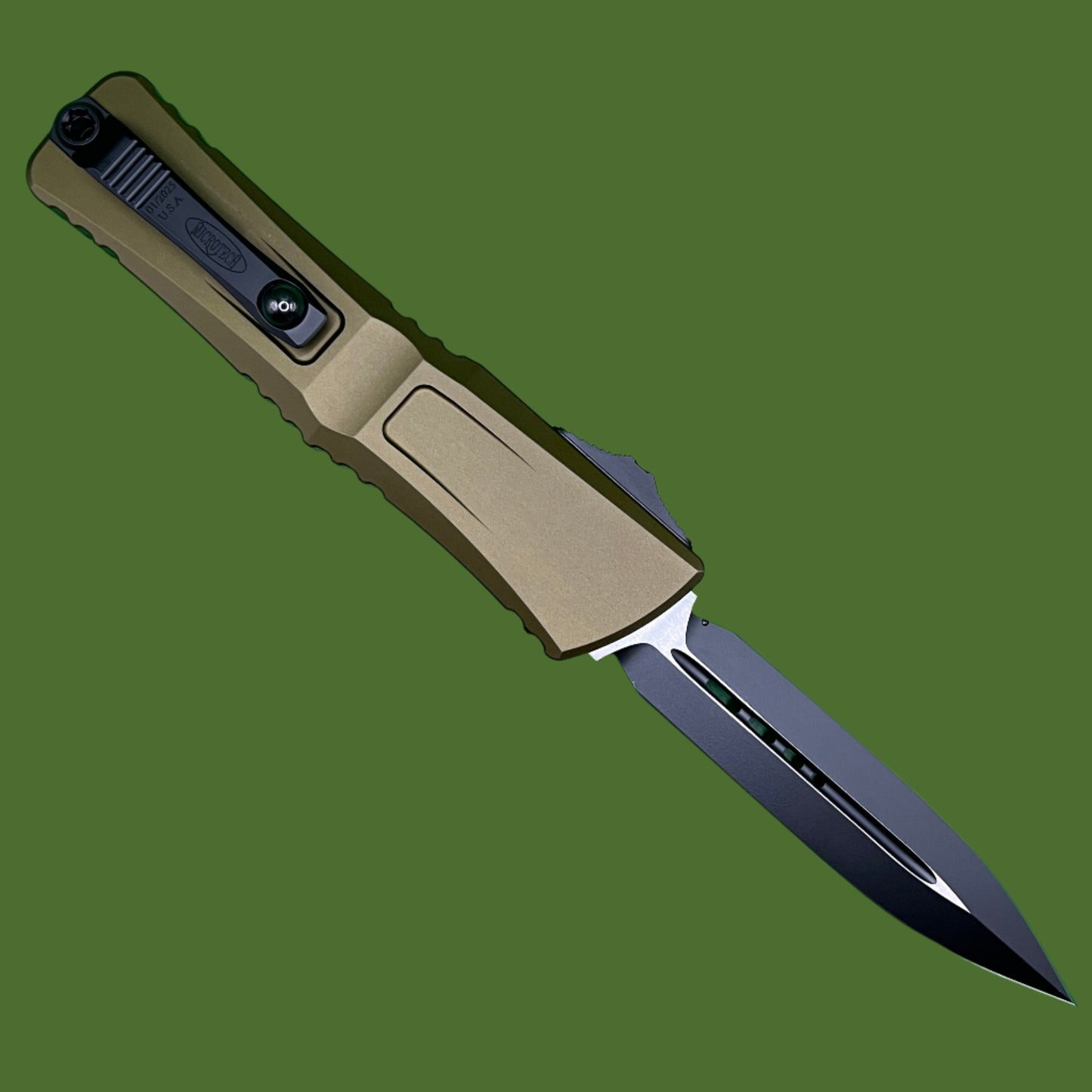 Microtech Combat Troodon D/E Gen III OD Green Standard 1142-1OD