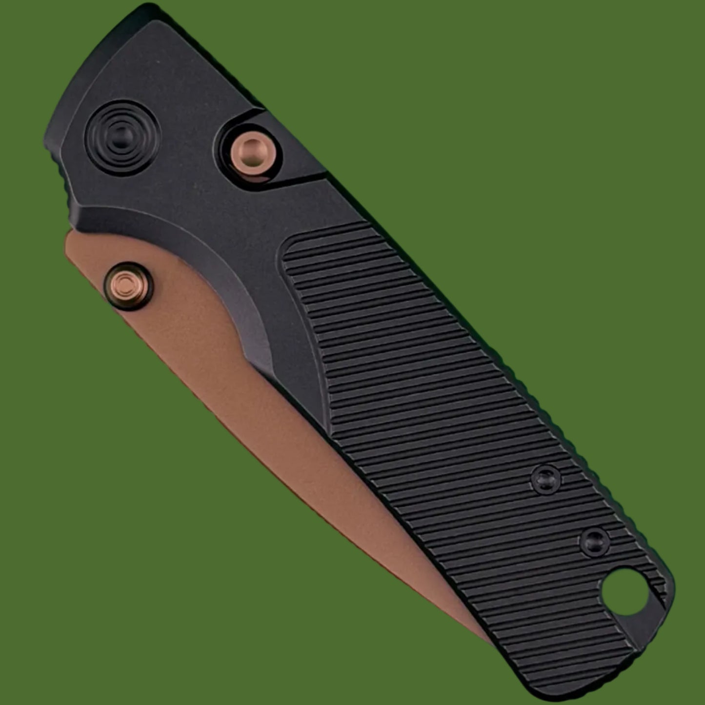 Vosteed Porcupine TiSlim Top Linerlock Black Titanium (Copper Dune 154CM)