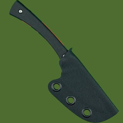Tyler Denney Knives x Springfield EDC Custom Apprentice Black/Orange Camo Fixed Blade