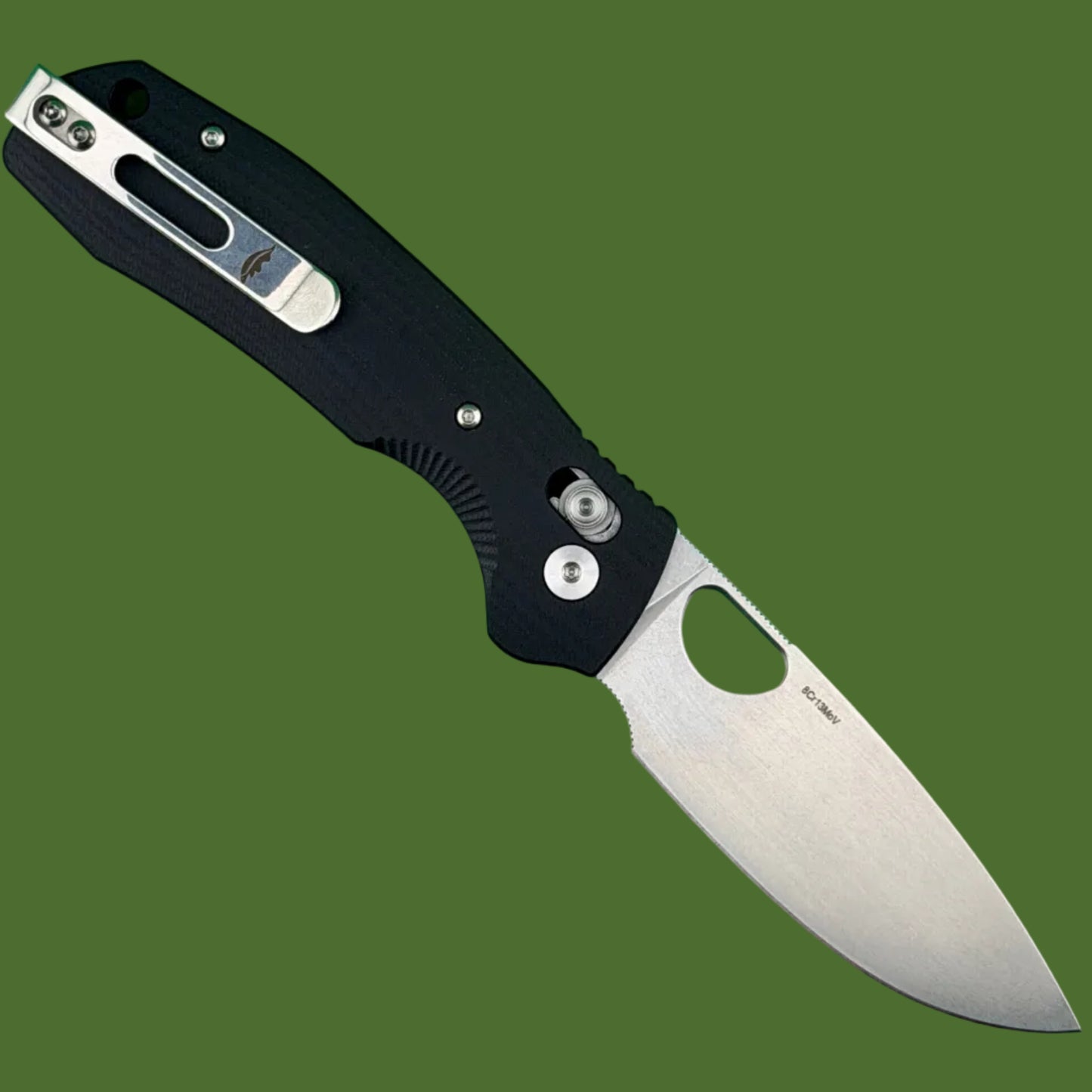Honey Badger Crossbolt Drop Point (Black G-10)
