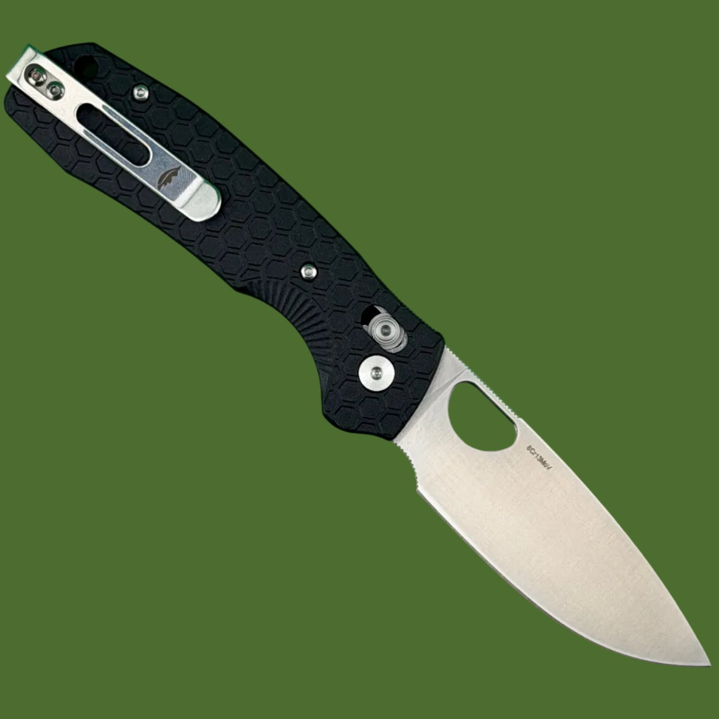 Honey Badger Crossbolt Drop Point (Black FRN)