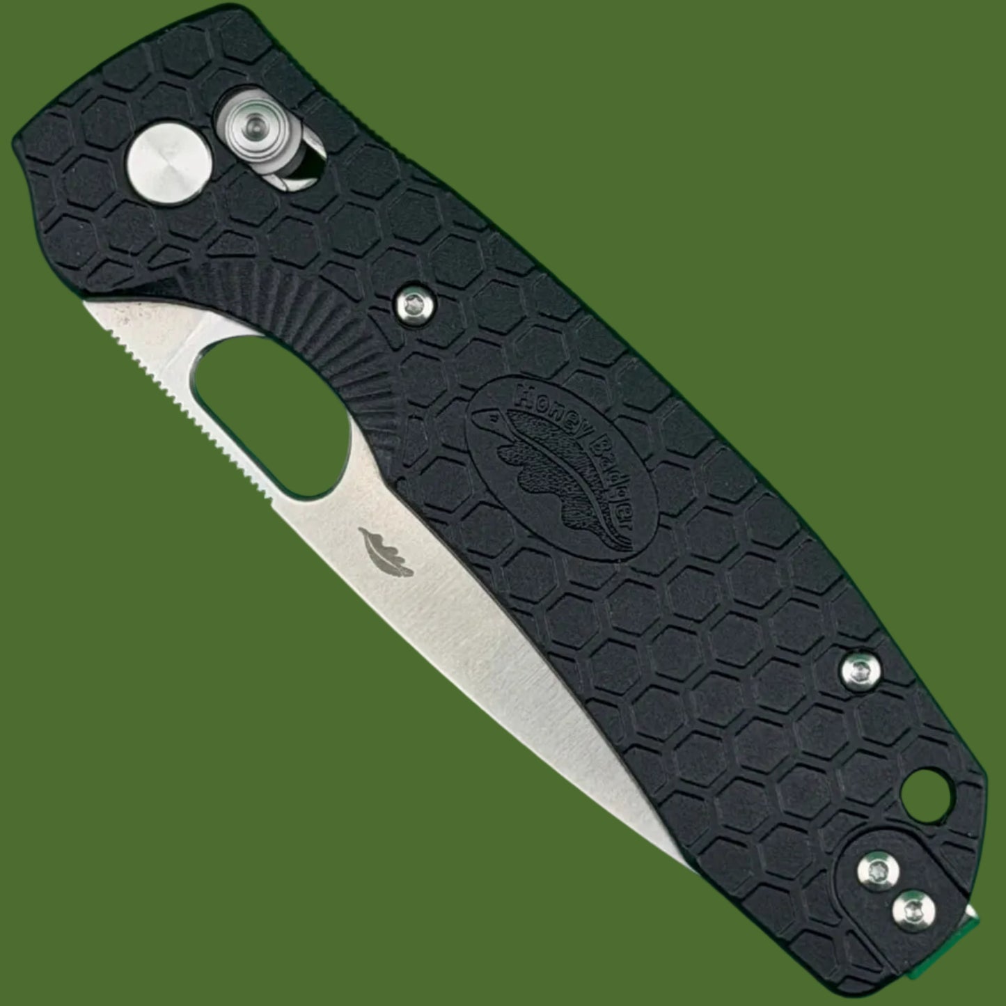 Honey Badger Crossbolt Drop Point (Black FRN)