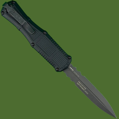 Benchmade PROTOTYPE Claymore OTF Partial Serrations 3370SGY
