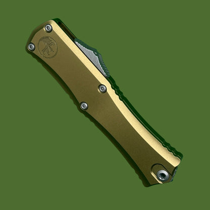 Microtech Hera II Mini D/E OD Green Apocalyptic Standard 1702M-10APOD