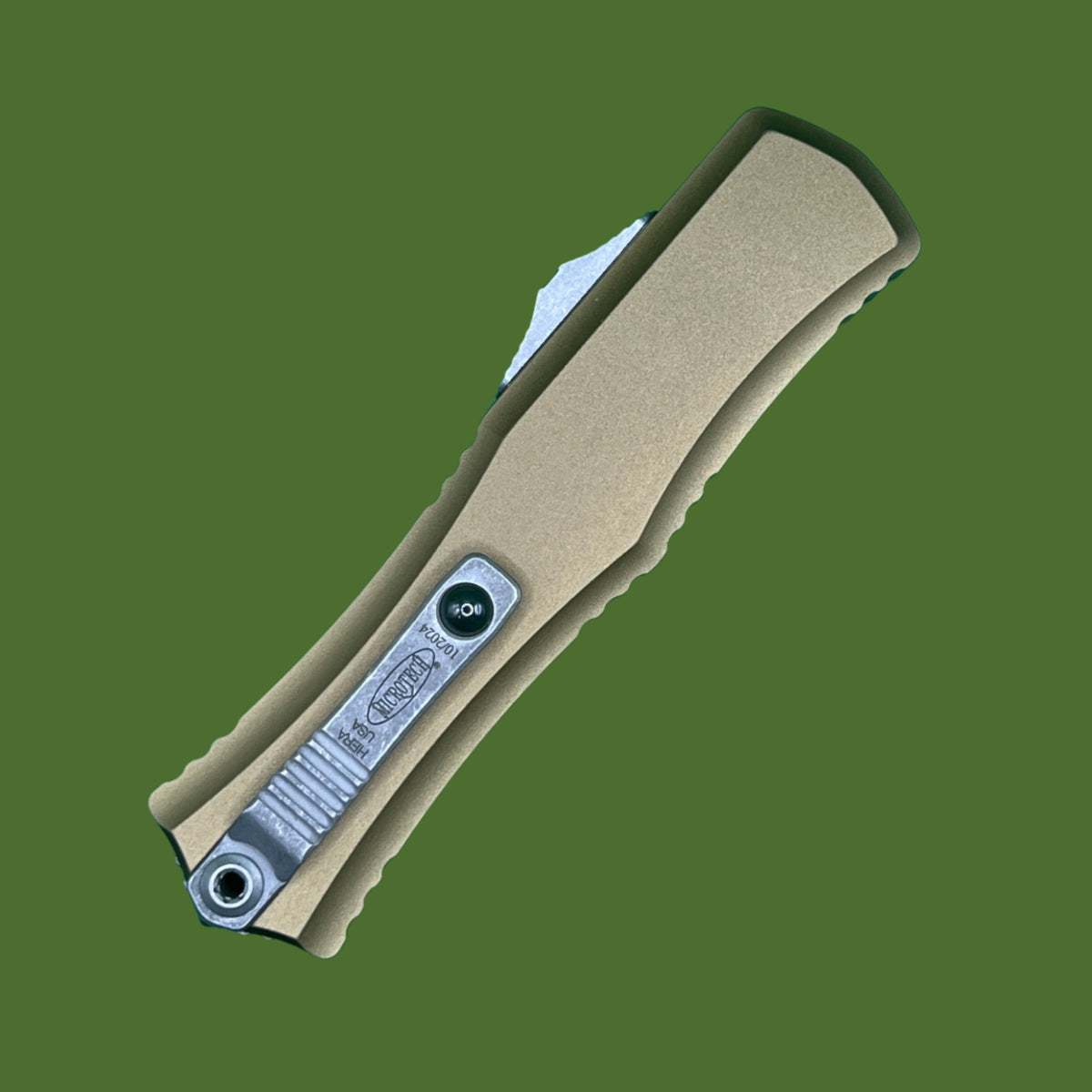 Microtech Hera II Mini D/E OD Green Apocalyptic Standard 1702M-10APOD