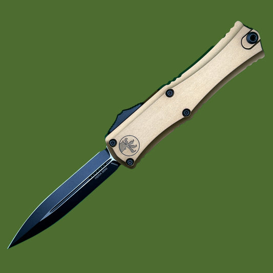 Microtech Hera II Mini D/E Tan Standard 1702M-1TA