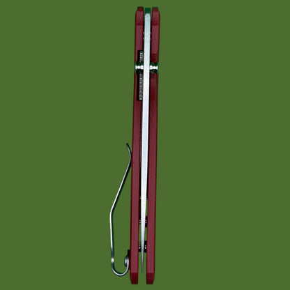 TRM Neutron 2 Linerlock Ruby Red G-10
