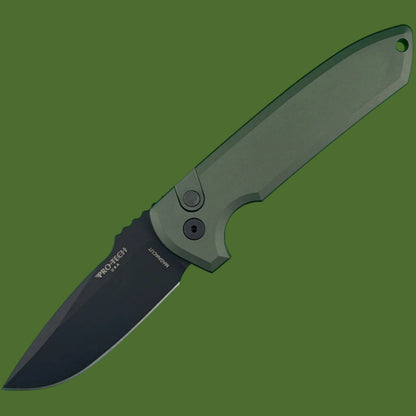 Protech Rockeye Auto Green/Black Magnacut LG3103-GREEN
