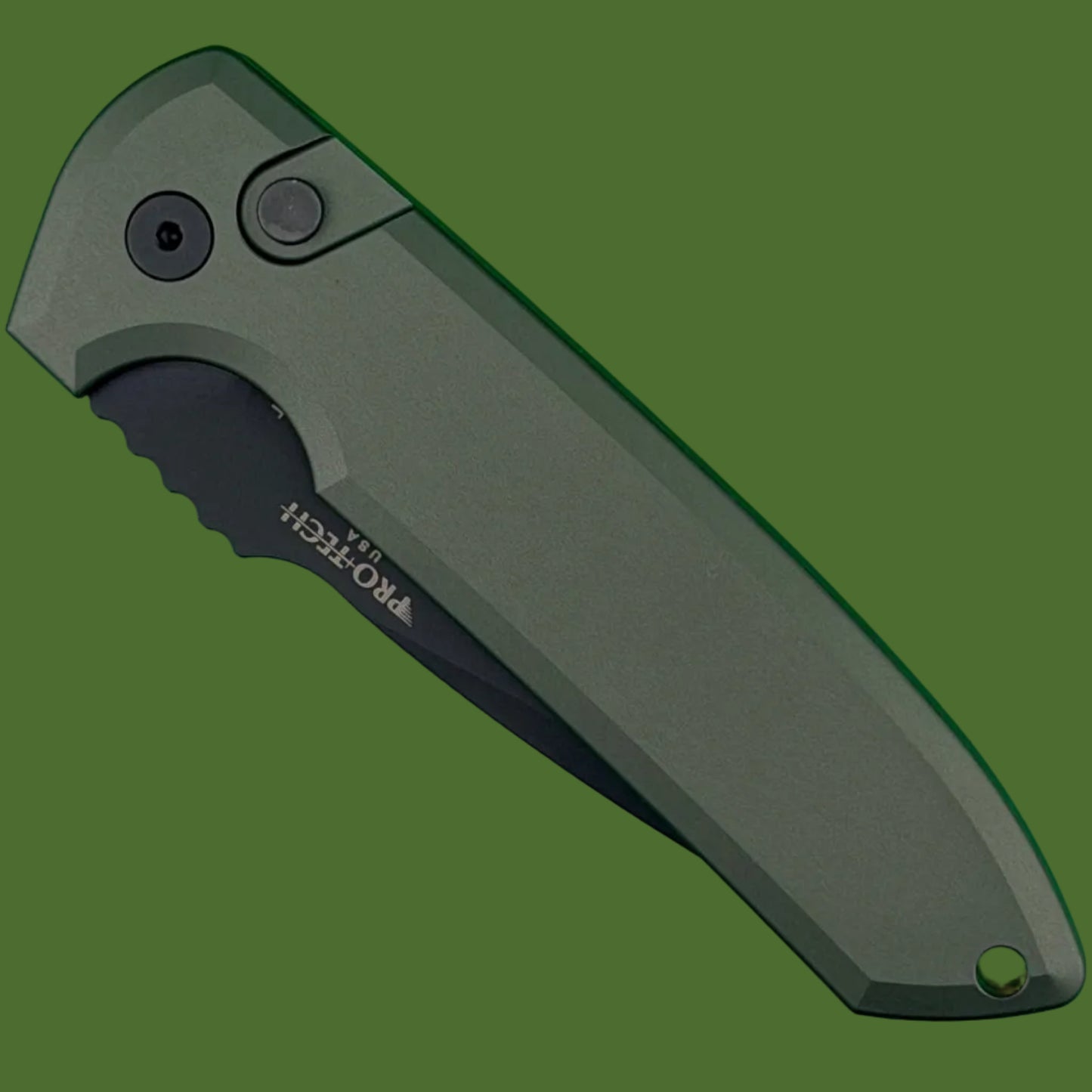 Protech Rockeye Auto Green/Black Magnacut LG3103-GREEN