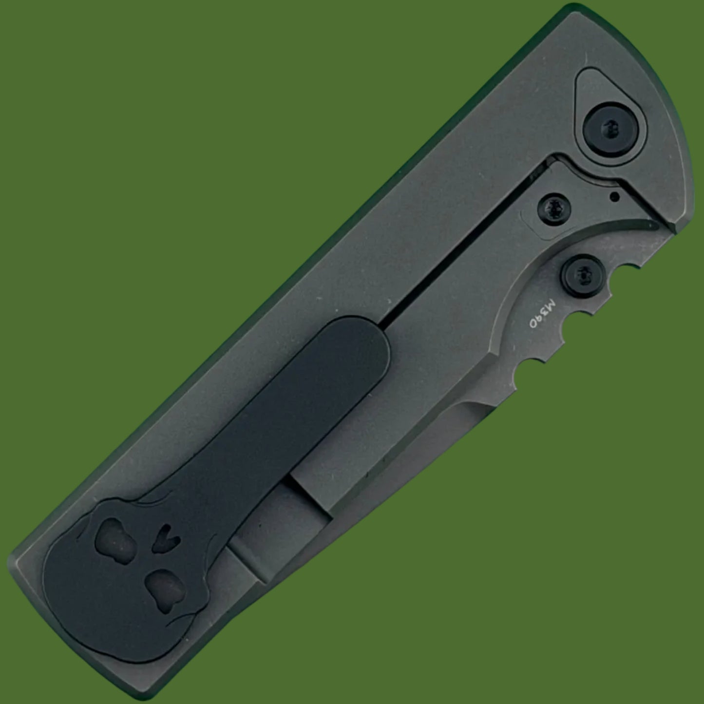 Chaves NTAK 229 Integral Titanium Tanto (Stonewash Grey PVD)