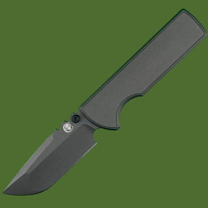 Chaves NTAK 229 Integral Titanium Drop Point (Stonewash Grey PVD)