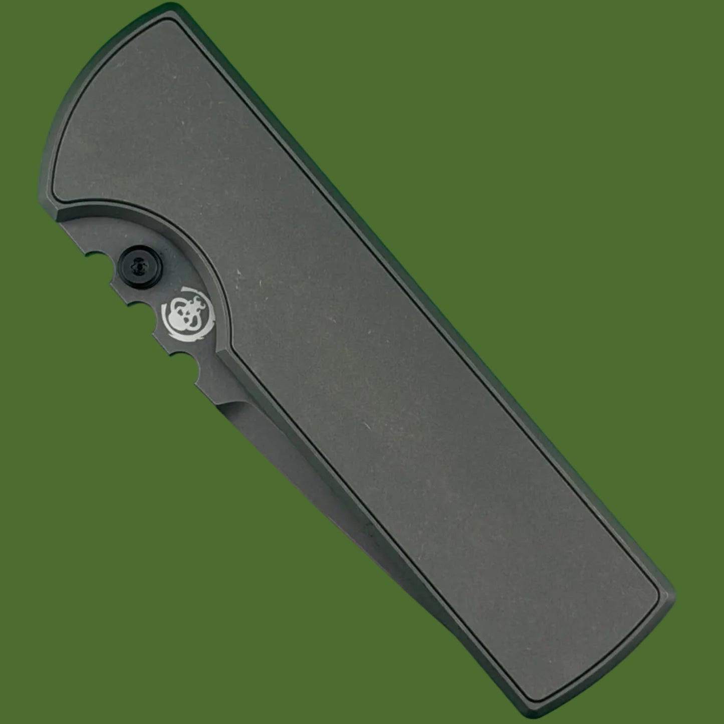 Chaves NTAK 229 Integral Titanium Drop Point (Stonewash Grey PVD)