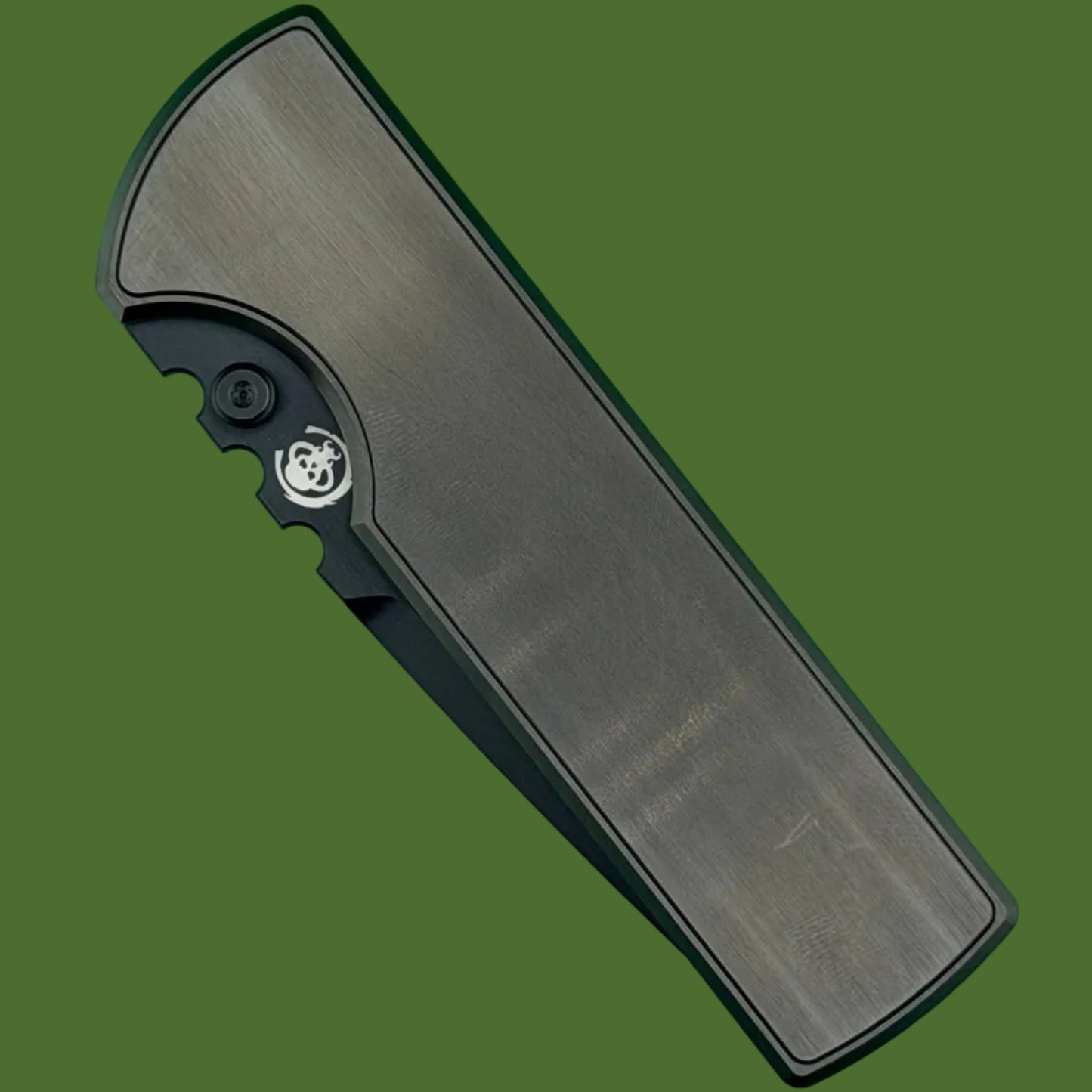 Chaves NTAK 229 Integral Titanium Tanto (Stonewash/Satin Black DLC Handle and Blade)