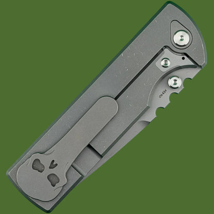 Chaves NTAK 229 Integral Titanium Tanto (Stonewash Handle and Blade)